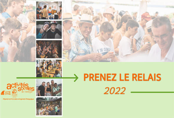 Plaquette "prenez le relais" 2022